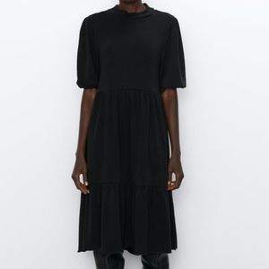 Zara Soft Black Dress - Small